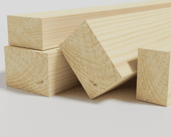 Listón de madera de pino maciza a medida