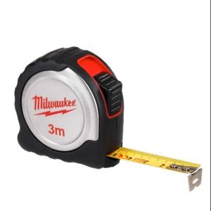 Flexómetro Milwaukee profesional disponible en 3, 5 y 8 metros