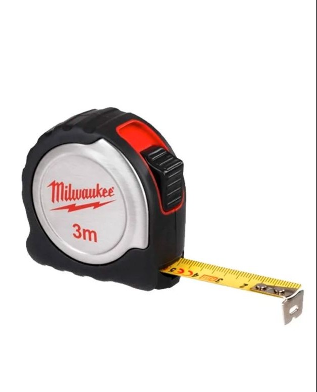 Flexómetro Milwaukee profesional disponible en 3, 5 y 8 metros